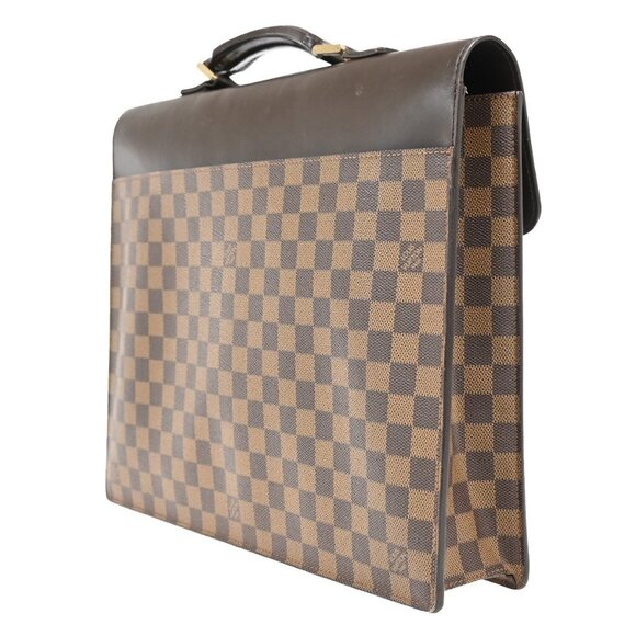 LOUIS VUITTON Altona PM Briefcase Hand Bag Damier Leather Brown - Picture 4 of 16